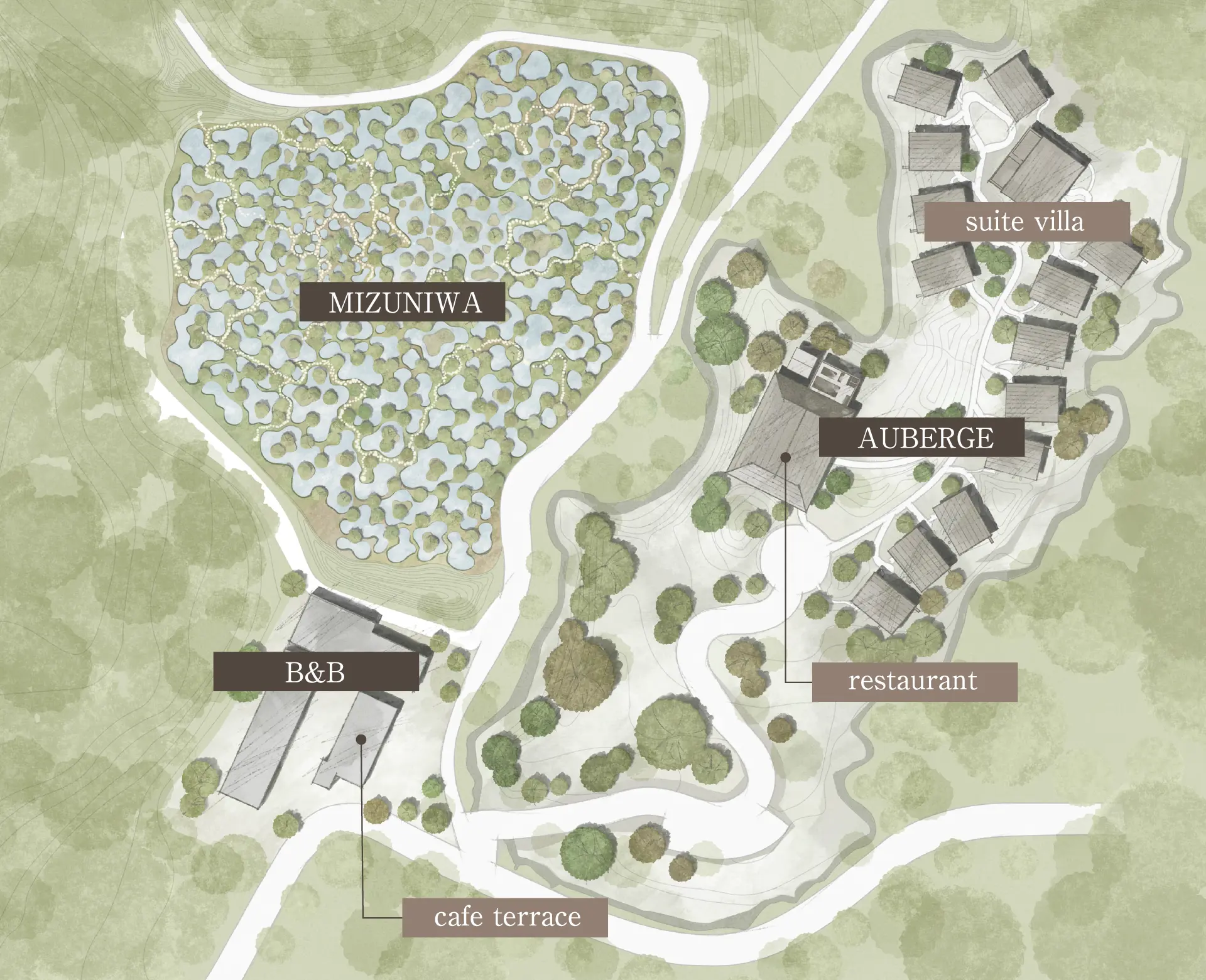 Site layout map